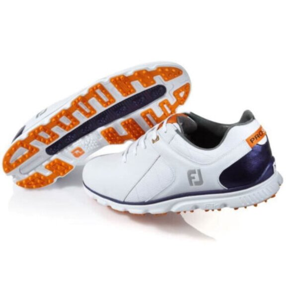 FootJoy White and Orange Oxfords Sleek Design main image 4